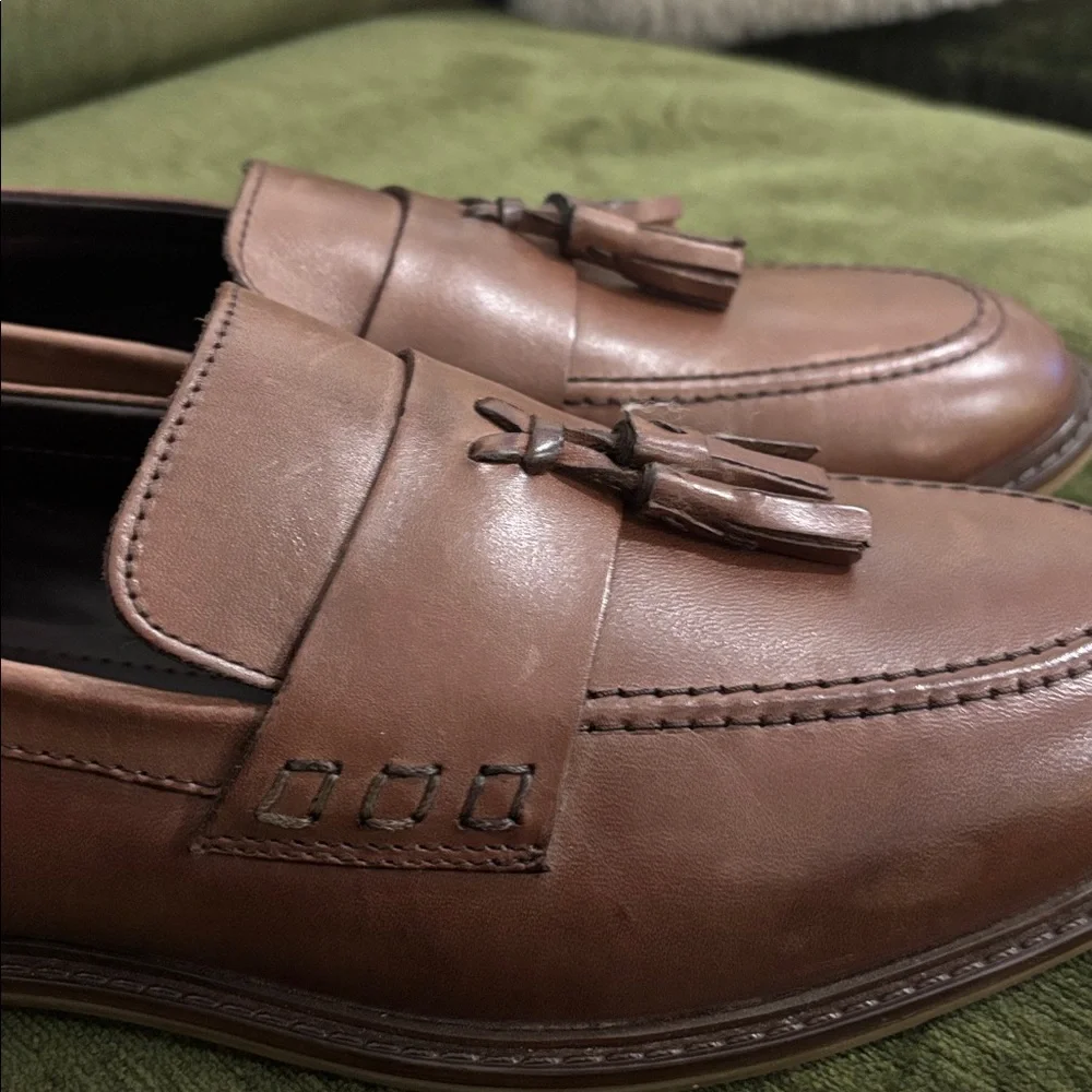 Silver Street London Men’s Tassel Leather Loafer Shoes‎ Size 10